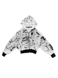 HOODIE "PATERN" WHITE