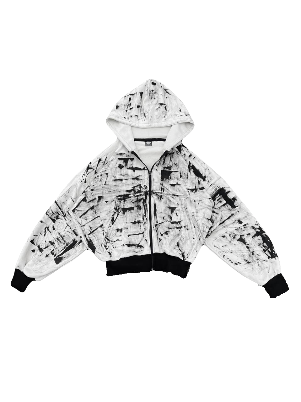 HOODIE "PATERN" WHITE
