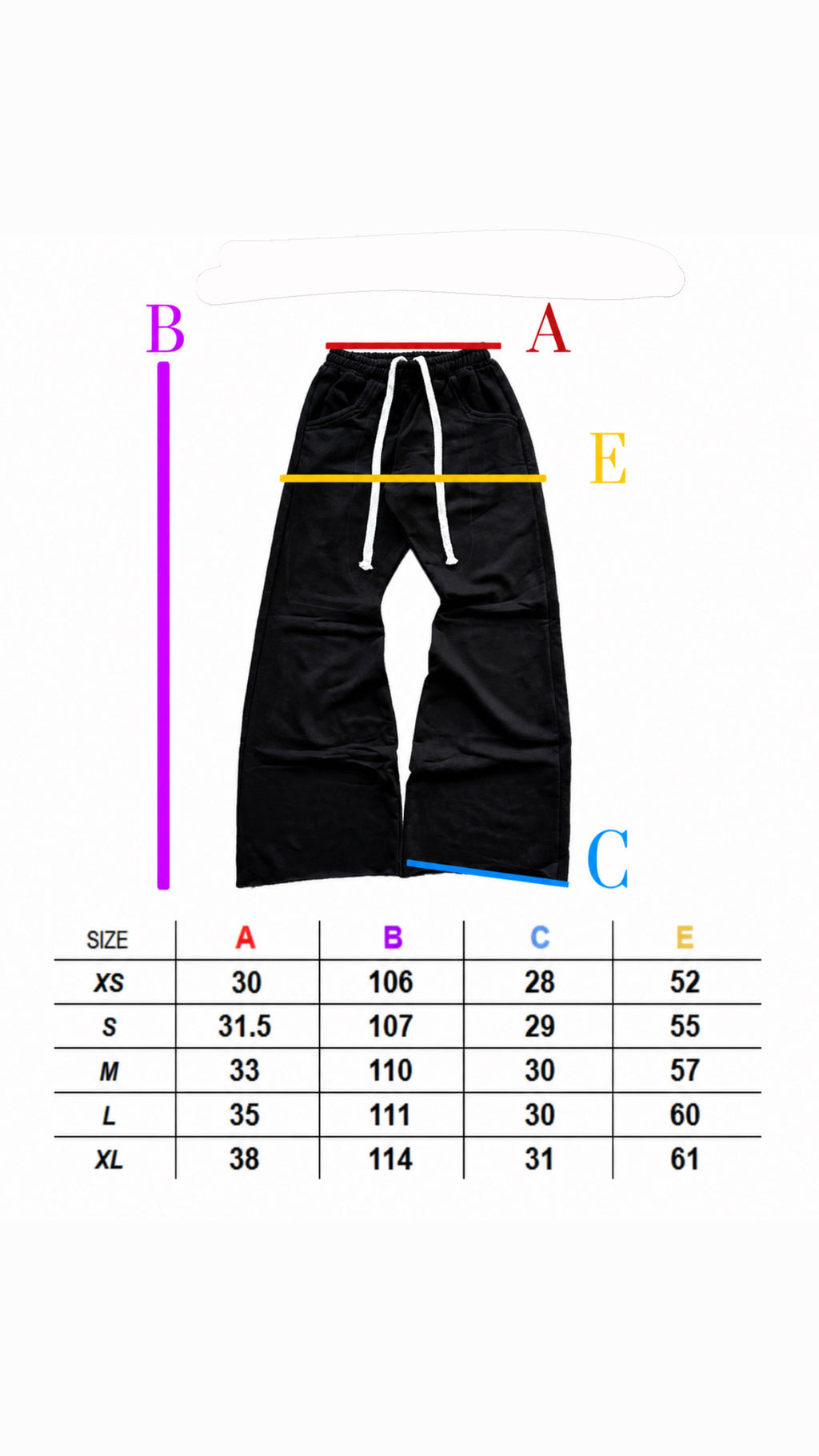 FLARED SWEATPANTS