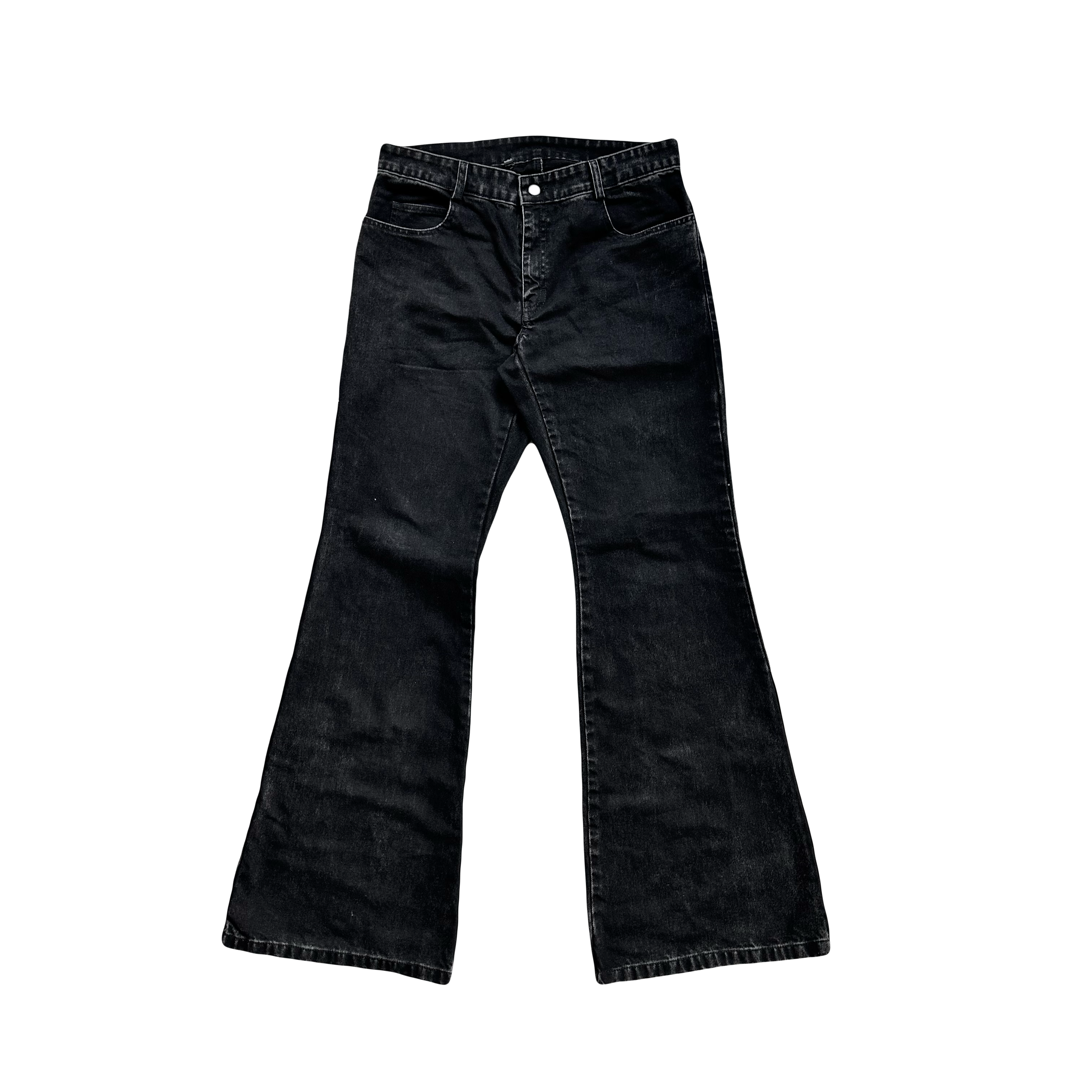 FLARED WASHED JEANS