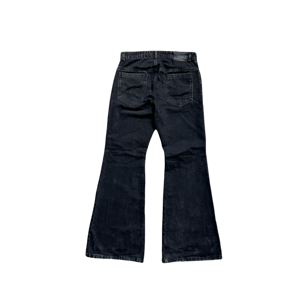 FLARED WASHED JEANS