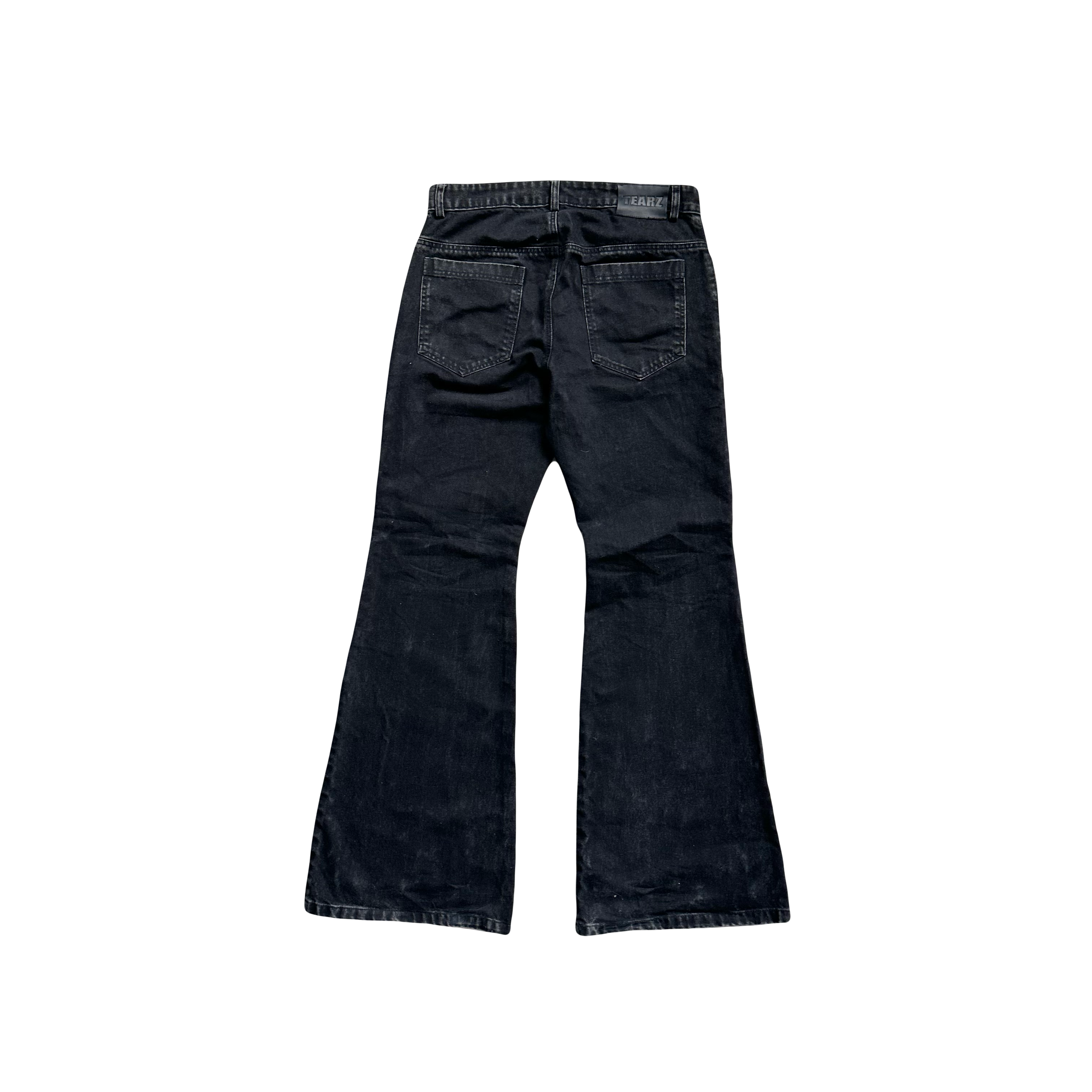 FLARED WASHED JEANS
