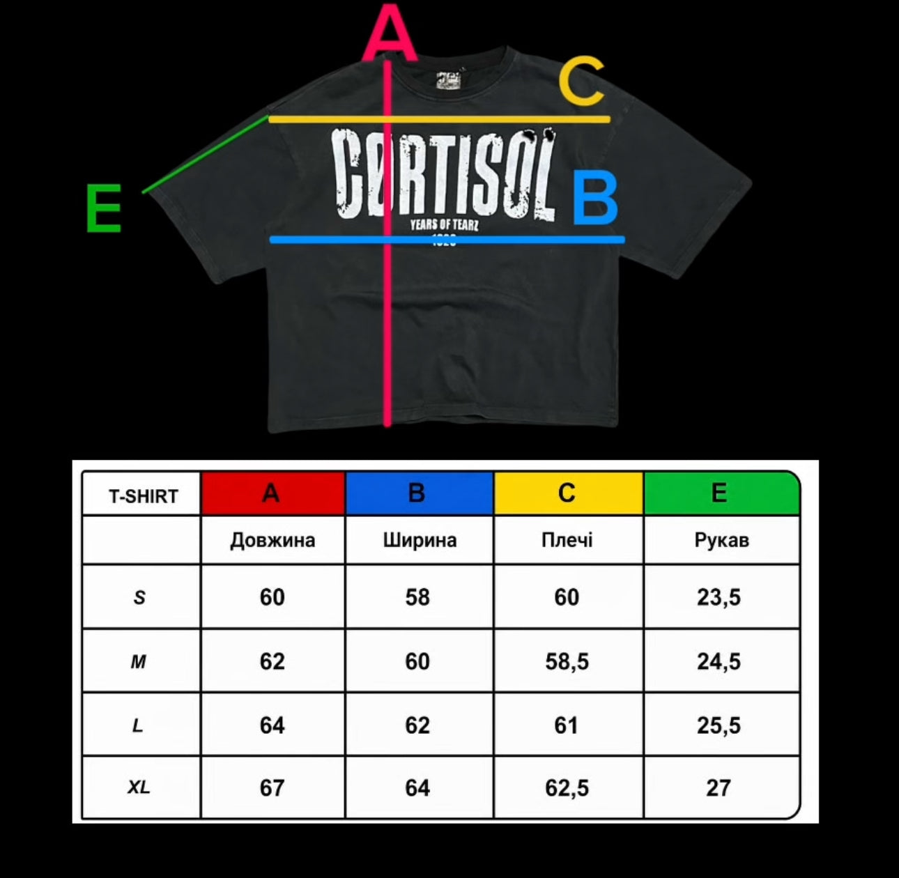 T-SHIRT "C0RTISOL"