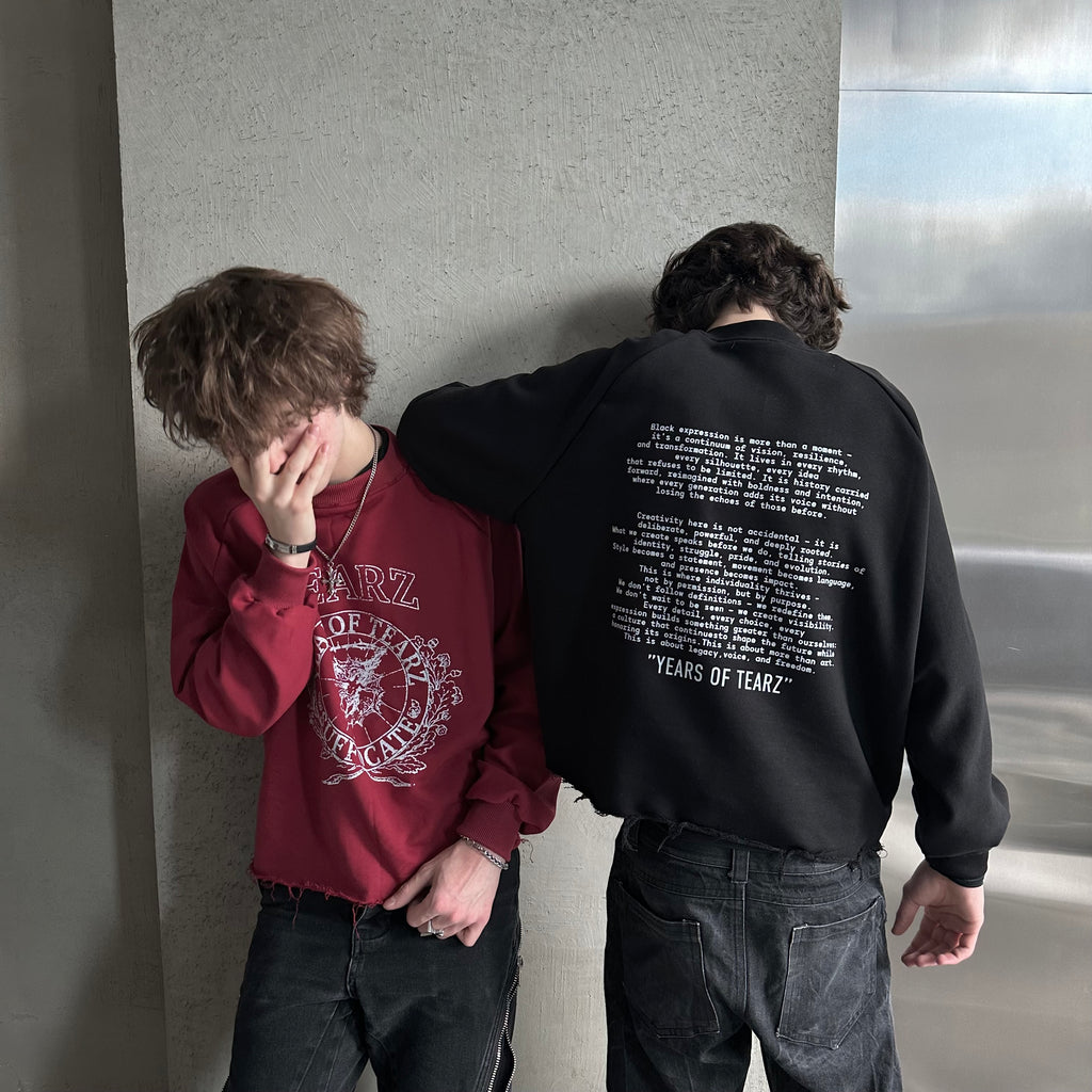 LIGHTWEIGHT SWEATSHIRTS "YEARS OF TEARZ"
