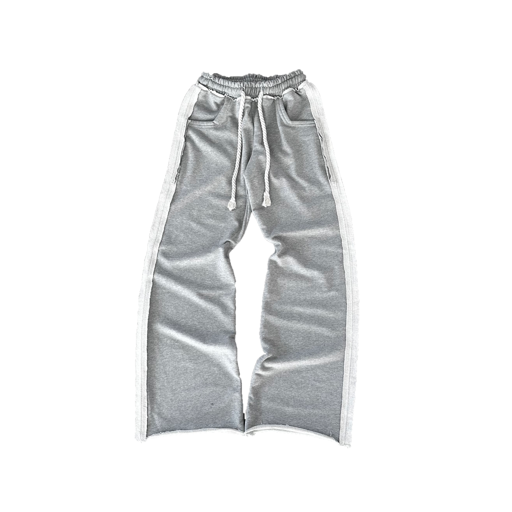 FLARED SWEATPANTS GREY