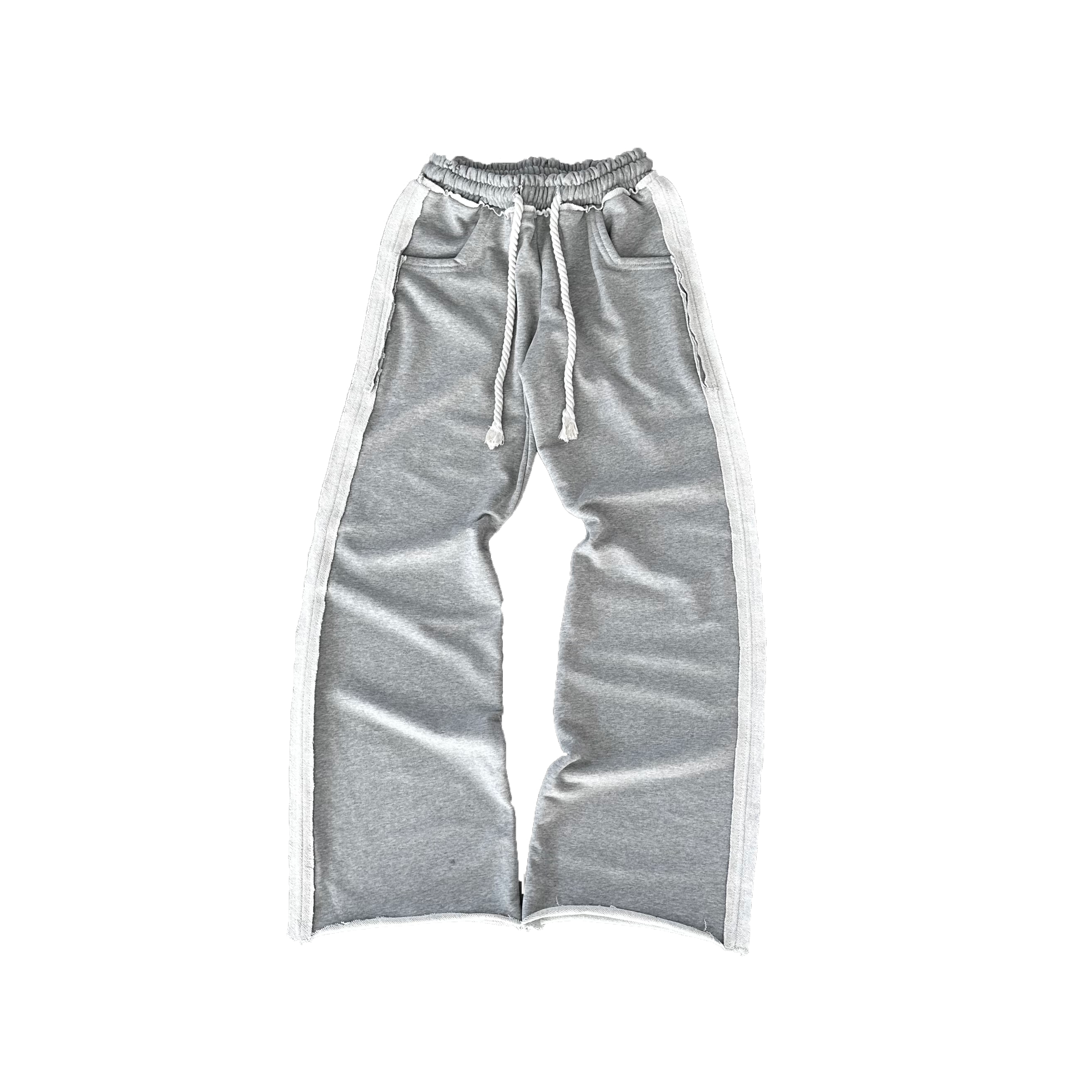 FLARED SWEATPANTS GREY