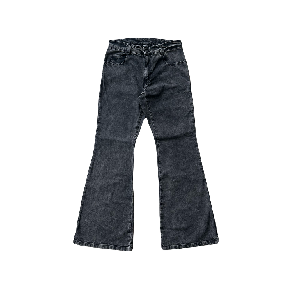 FLARED GREY JEANS
